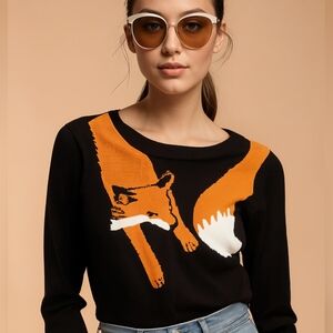 H&M Fox Wrap Sweater